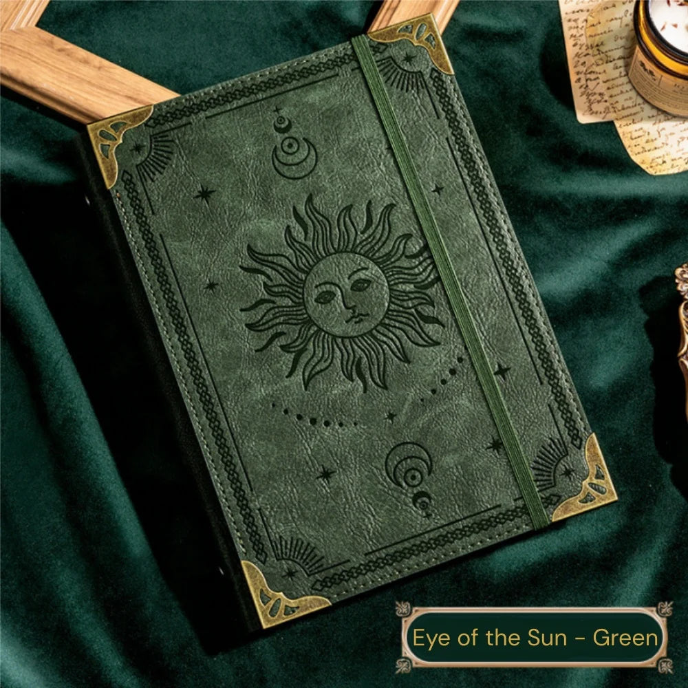 Tree of Life Leather Journal — Handmade Embossed
