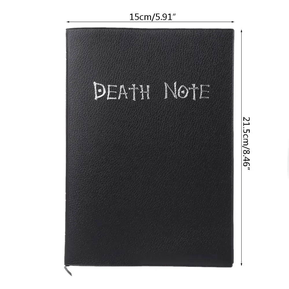 Death Note Notebook — Anime Replica Black Hardcover Journal