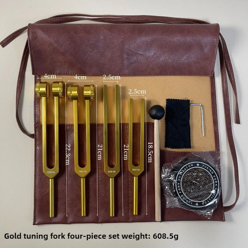 Solfeggio Meditation Tuning Fork Set — Sound Healing Schumann Resonance Instruments