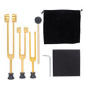 Alloy Tuning Fork Set — 128, 256 & 512Hz Frequency Healing Instruments