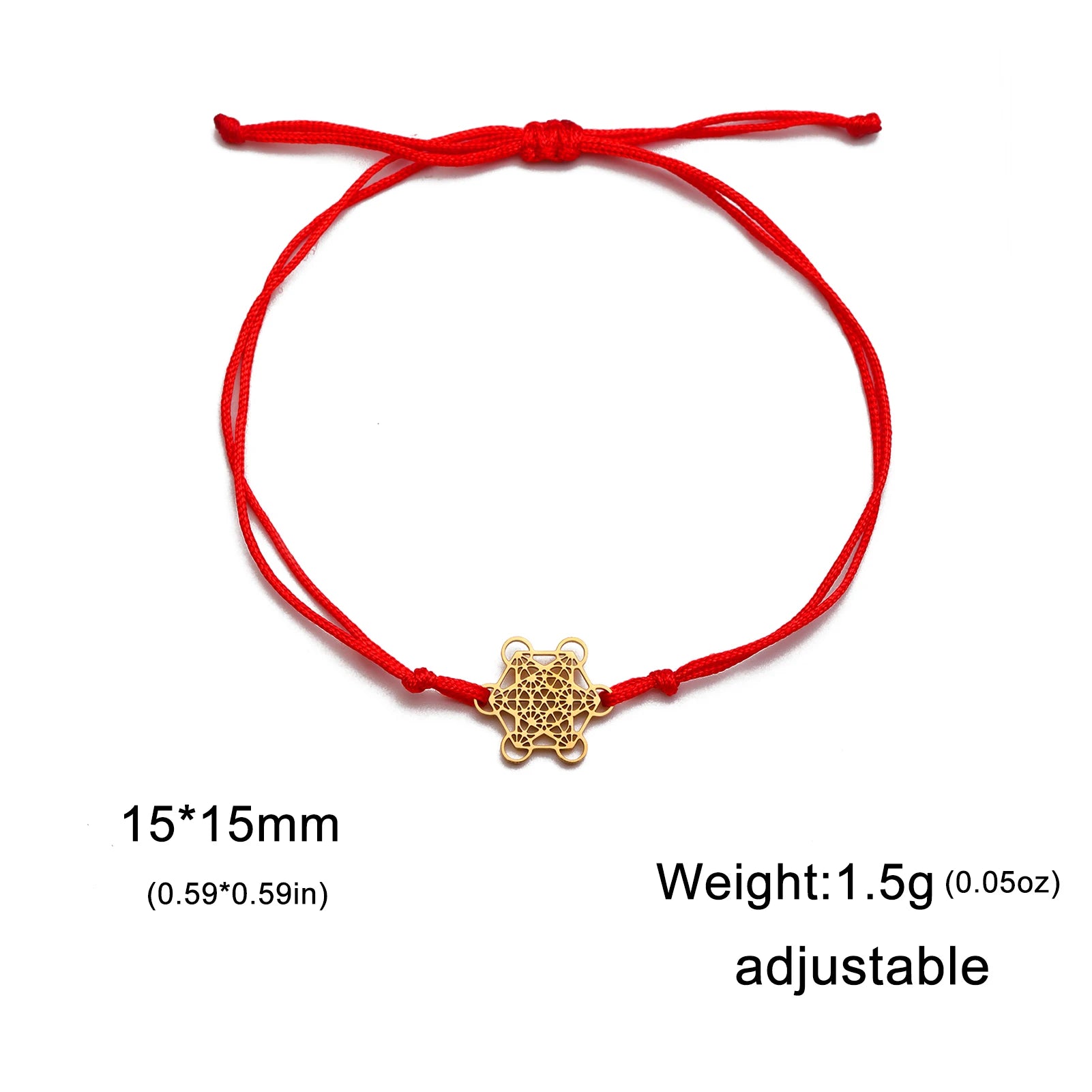 Metatron Cube Bracelet — Sacred Geometry Stainless Steel Spiritual Amulet