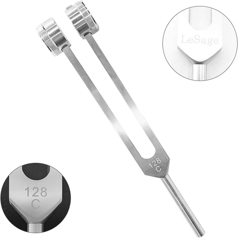 128 Hz Weighted Bio-Acoustic Tuning Fork — Chakra Healing & Sound Therapy